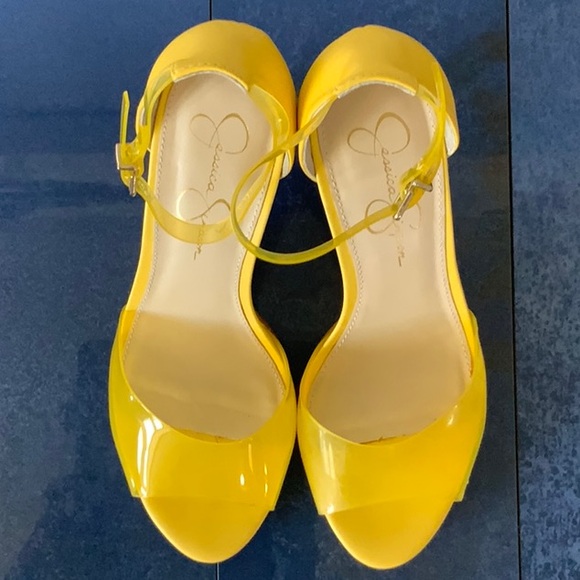 Jessica Simpson Yellow Heels - Picture 2 of 5